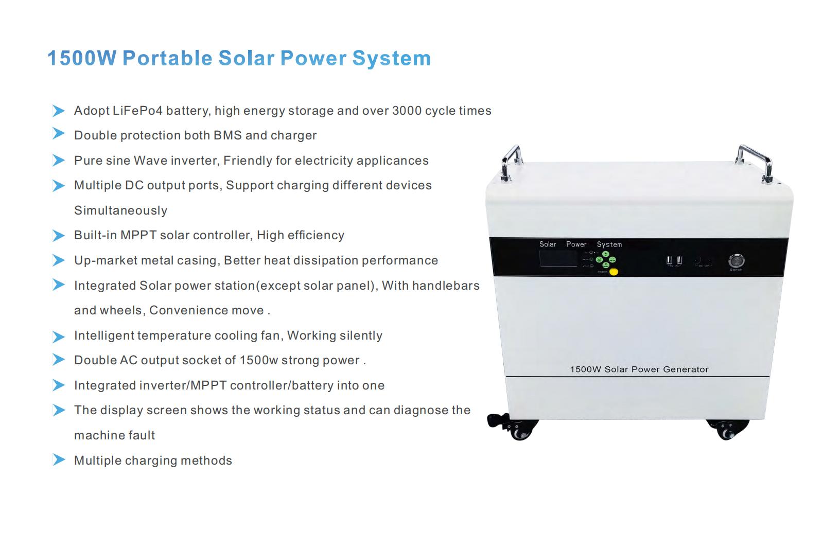 All In One plug and play 3000W solar home system _Lithium Battery Storage  Solar System_TANFON solar power system, solar panel inverter, solar home  system factory